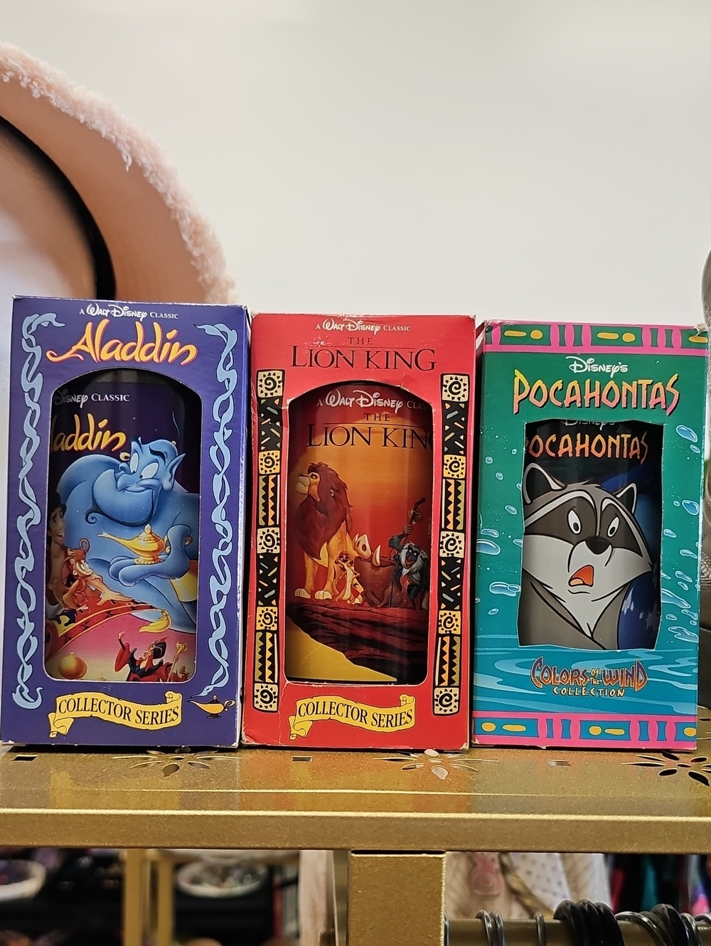 Disney Collector Series Character Cup Set - Purple, Red, Green